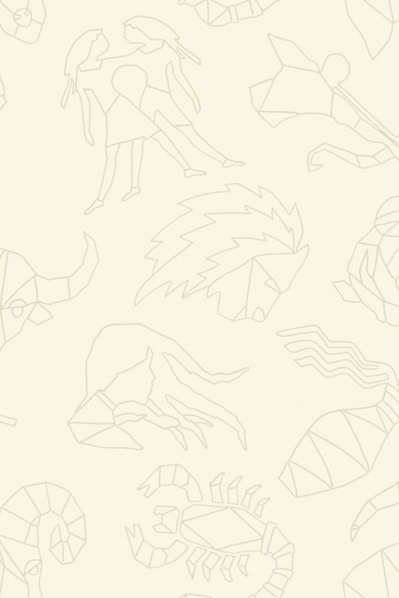 Missoni-home-wallcoverings-04 Constellations behang in kleur 10354 (10354) - Product close-up