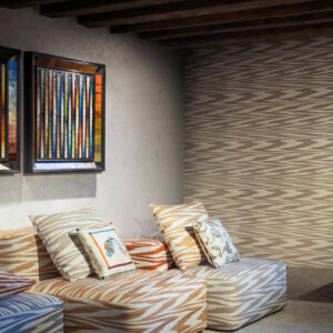 Missoni home wallcoverings 04 Flamed zigzag behang in kleur 10342 (10342) - Interieur impressie