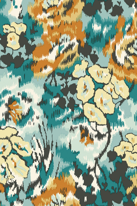 Missoni home wallcoverings 04 Flower pot behang in kleur 10301 (10301) - Product close-up