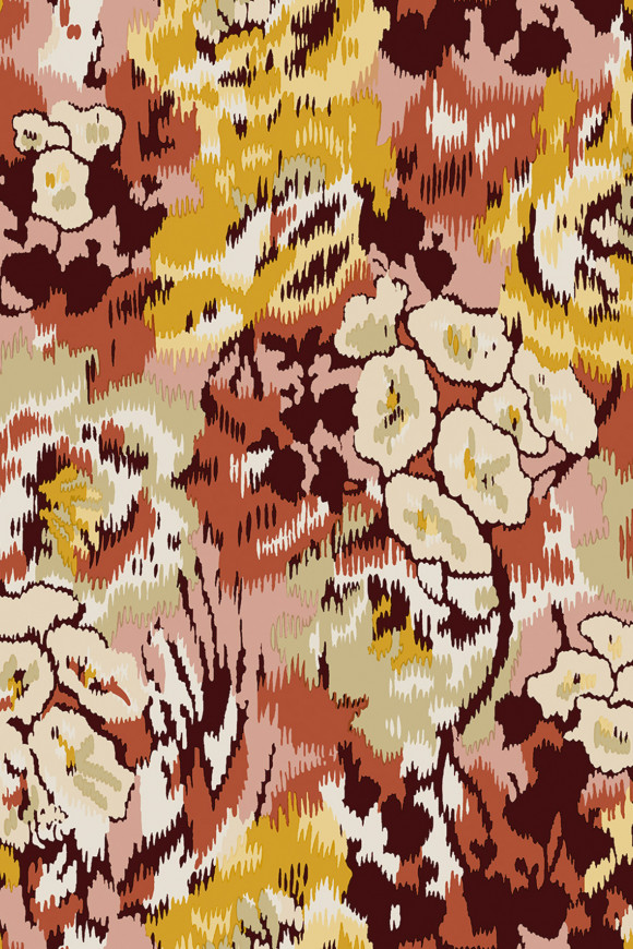 Missoni-home-wallcoverings-04 Flower Pot behang in kleur 10302 (10302) - Product close-up