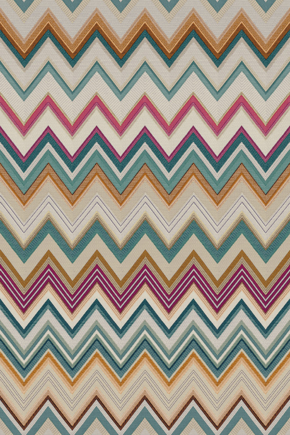 Missoni home wallcoverings 04 Happy zigzag behang in kleur 10332 (10332) - Product close-up