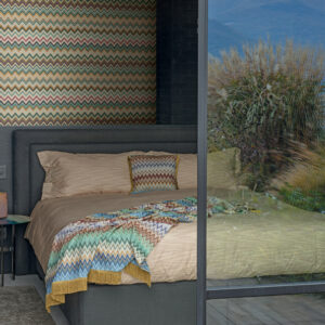 Missoni home wallcoverings 04 Happy zigzag behang in kleur 10332 (10332) - Interieur impressie