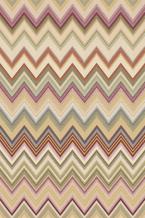 Missoni-home-wallcoverings-04 Happy Zigzag behang in kleur 10336 (10336) - Product close-up