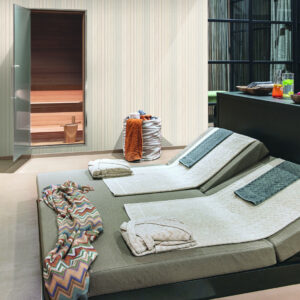 Missoni home wallcoverings 04 Striped sunset behang in kleur 10397 (10397) - Interieur impressie