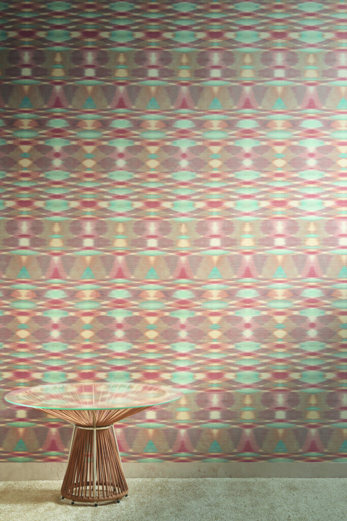 Missoni home wallcoverings 04 Sunrise flame behang in kleur 10322 (10322) - Interieur impressie