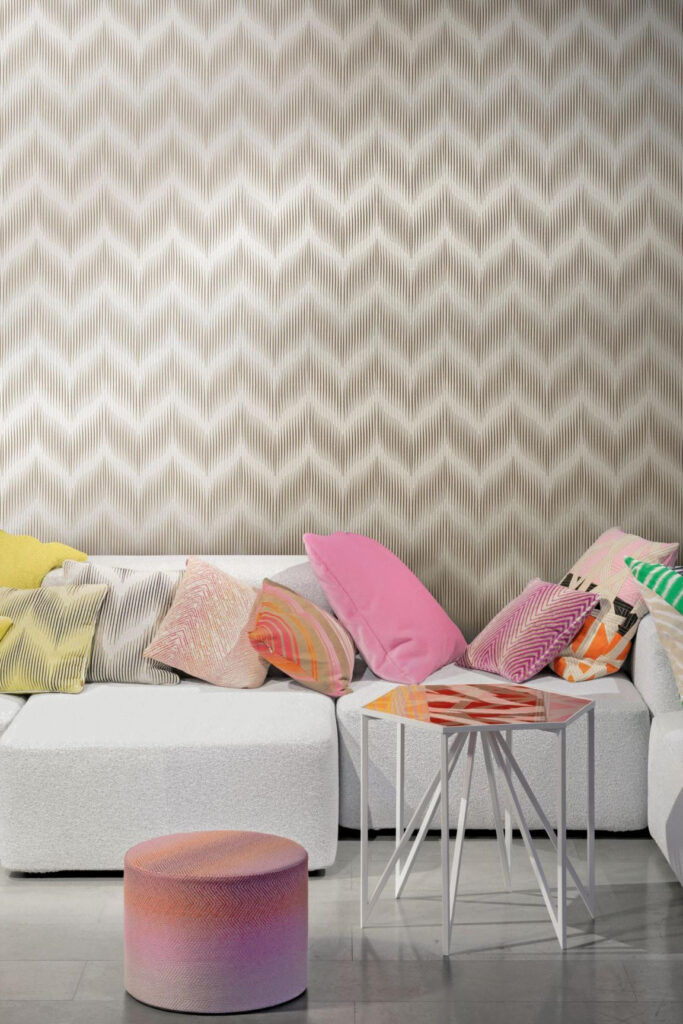 Missoni home wallcoverings 05 Ande behang in kleur MI10513 (MI10513) - Interieur impressie