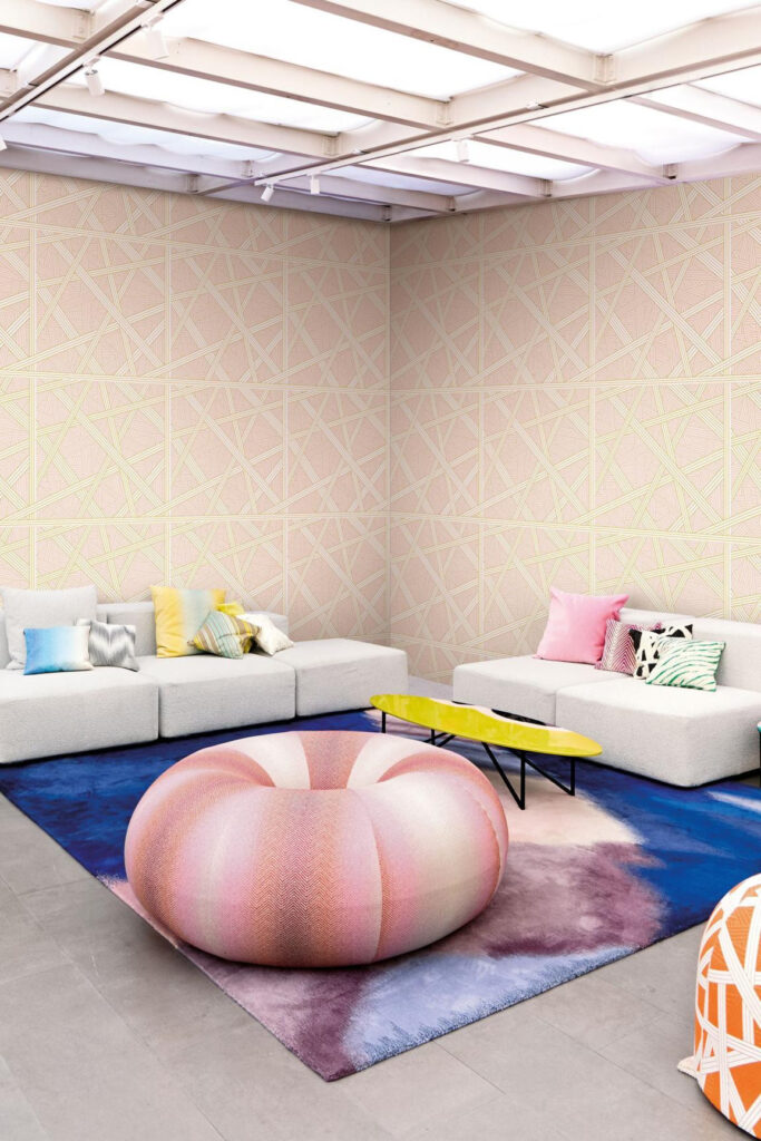 Missoni home wallcoverings 05 Nastri behang in kleur MI10562 (MI10562) - Interieur impressie