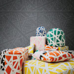 Missoni home wallcoverings 05 Nastri behang in kleur MI10564 (MI10564) - Interieur impressie