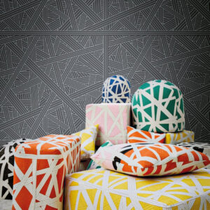 Missoni home wallcoverings 05 Nastri behang in kleur MI10564 (MI10564) - Interieur impressie