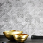Arte Monochrome Oblique behang in kleur 54080 (54080) - Interieur impressie
