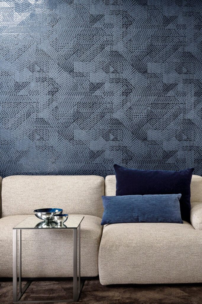 Arte Monochrome Oblique behang in kleur 54083 (54083) - Interieur impressie