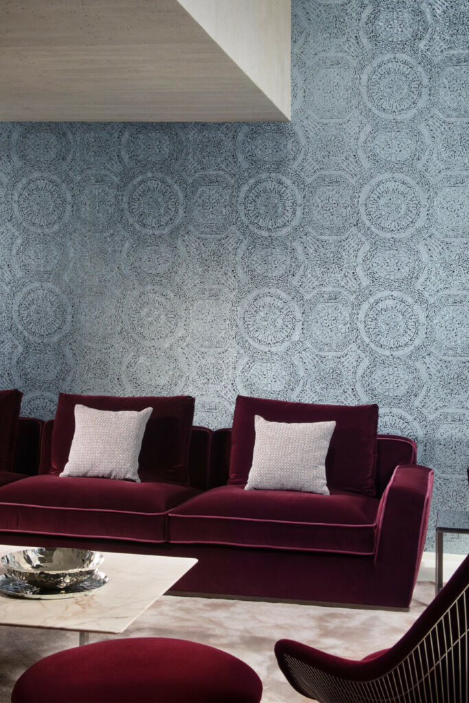 Arte Monochrome Rondo behang in kleur 54100 (54100) - Interieur impressie