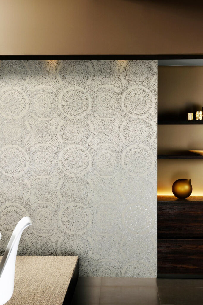 Arte Monochrome Rondo behang in kleur 54103 (54103) - Interieur impressie