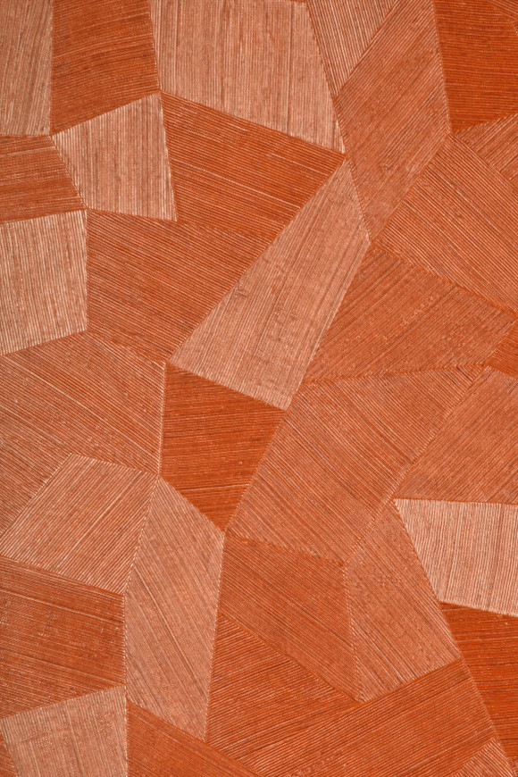 Arte Monsoon 20 Facet behang in kleur Red Flame (75307A) - Product close-up