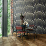 Arte Moonstone Cadence behang in kleur MNE4001 (MNE4001) - Interieur impressie