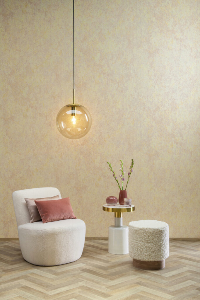 Arte Moonstone Morning dew behang in kleur MNE8001 (MNE8001) - Interieur impressie