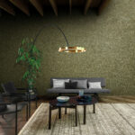 Arte Moonstone Pebbles behang in kleur MNE7001 (MNE7001) - Interieur impressie