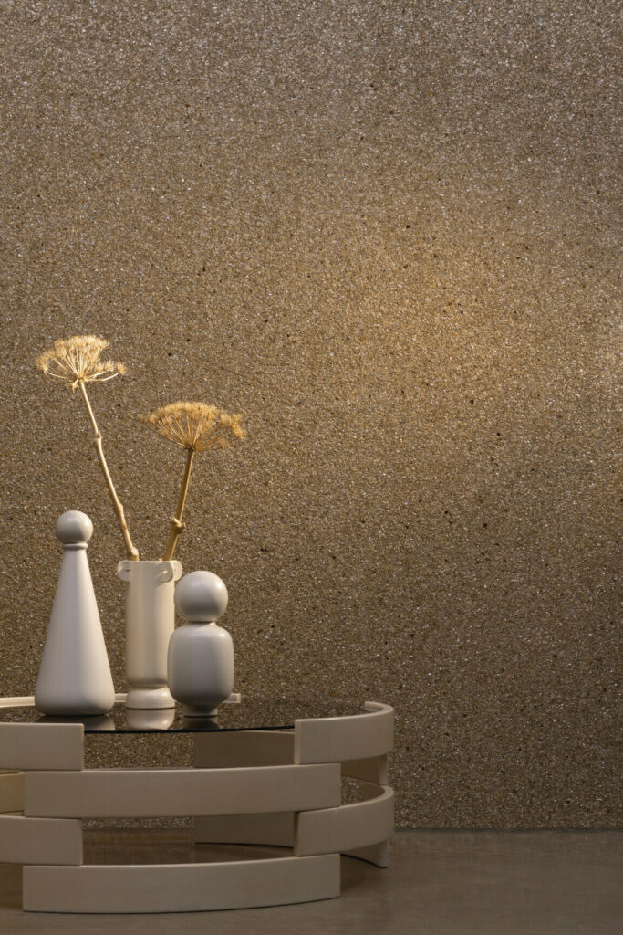 Arte Moonstone Pebbles behang in kleur MNE7008 (MNE7008) - Interieur impressie