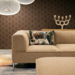 Moooi wallcovering extinct animals Blooming seadragon behang in kleur Copper (MO2022) - Interieur impressie