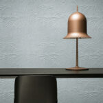 Moooi wallcovering extinct animals Dodo pavone behang in kleur Powdery Blue (MO2095) - Interieur impressie