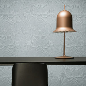 Moooi wallcovering extinct animals Dodo pavone behang in kleur Powdery Blue (MO2095) - Interieur impressie