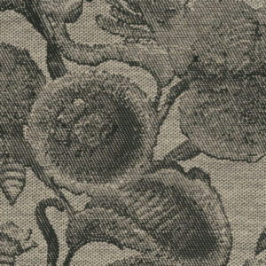 Moooi wallcovering green house Coccinella bella jacquard behang in kleur Black & Ivory (MO5002) - Product close-up