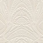 Moooi wallcovering green house Lacy longlegs behang in kleur Ivory (MO5031) - Product close-up