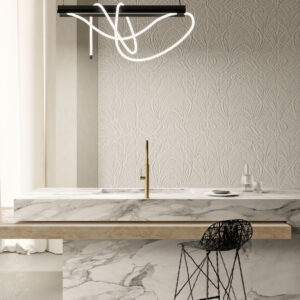 Moooi wallcovering green house Lacy longlegs behang in kleur Ivory (MO5031) - Interieur impressie