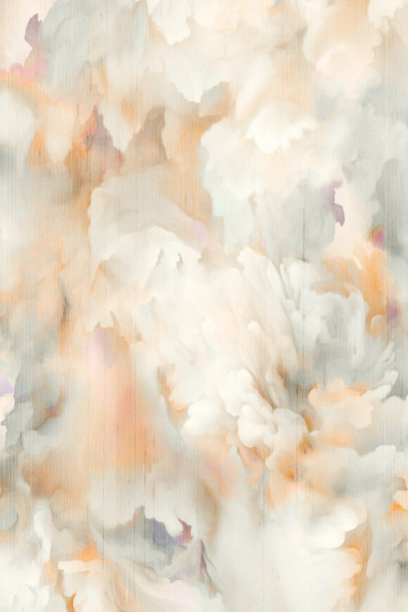 Moooi wallcovering green house Silk bombis behang in kleur Silk Bronze (MO5010) - Product close-up