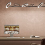 Moooi wallcovering green house Techno bee behang in kleur Dusty Pink (MO5042) - Interieur impressie