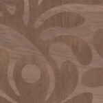 Moooi wallcovering green house Woodblock beetle fern behang in kleur Walnut (MO5021) - Product close-up