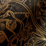 Moooi wallcovering memento moooi Golden tiger behang (MO4040) - Sfeerbeeld