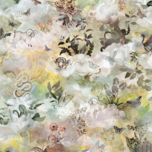 Moooi wallcovering memento moooi Memento moooi medley behang in kleur Twilight (MO4031) - Product close-up