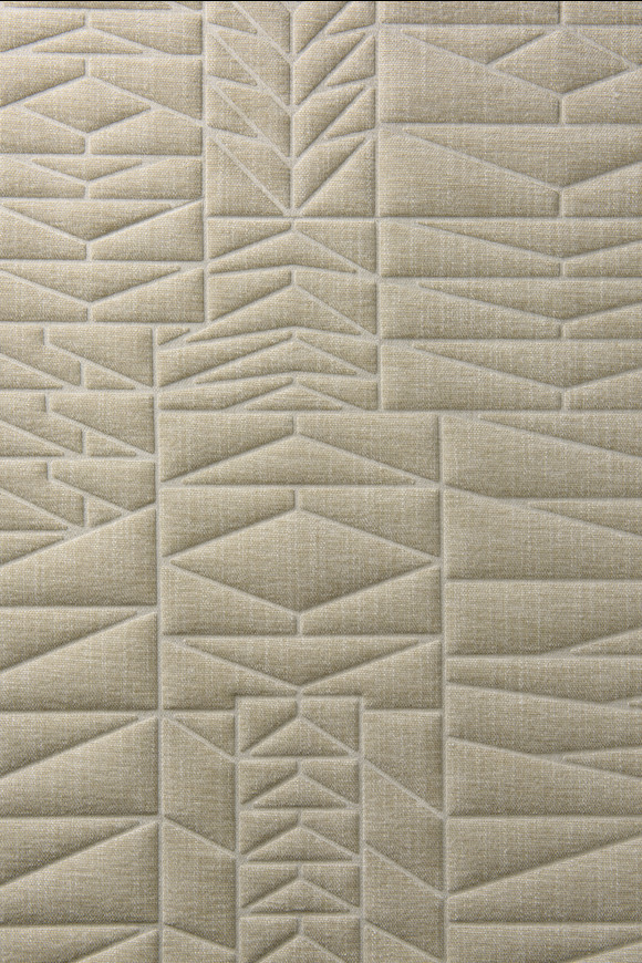 Moooi wallcovering memento moooi Pogo goat behang in kleur Stone (MO4052) - Product close-up