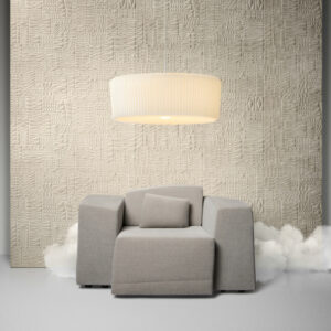 Moooi wallcovering memento moooi Pogo goat behang in kleur Stone (MO4052) - Interieur impressie
