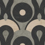Moooi wallcovering memento moooi Queen cobra behang in kleur Smoke (MO4010) - Product close-up