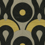 Moooi wallcovering memento moooi Queen cobra behang in kleur Peridot (MO4012) - Product close-up