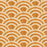 Moooi wallcovering tokyo blue Lucky os behang in kleur Birch & Gold (MO3041) - Product close-up