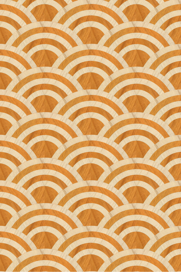 Moooi wallcovering tokyo blue Lucky os behang in kleur Birch & Gold (MO3041) - Product close-up