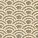 Moooi wallcovering tokyo blue Lucky os behang in kleur Birch & Silver (MO3042) - Product close-up