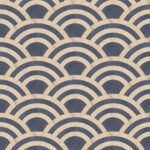 Moooi wallcovering tokyo blue Lucky os behang in kleur Birch & Blue (MO3043) - Product close-up