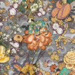 Moooi wallcovering tokyo blue Rendezvous tokyo blue behang in kleur Cashmere (MO3011) - Product close-up