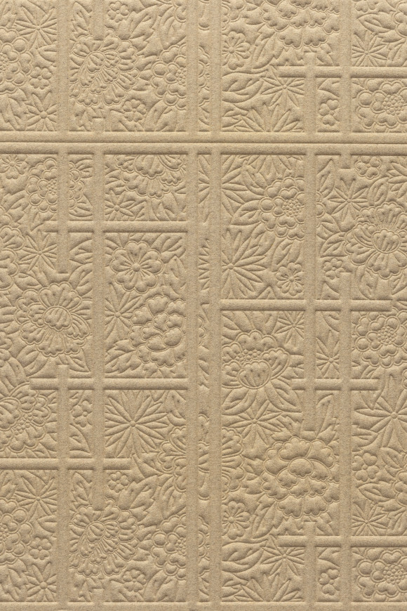 Moooi wallcovering tokyo blue Shoji blossom behang in kleur Ivory (MO3031) - Product close-up