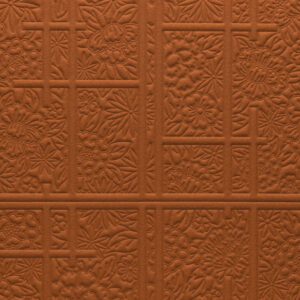 Moooi wallcovering tokyo blue Shoji blossom behang in kleur Copper (MO3032) - Product close-up