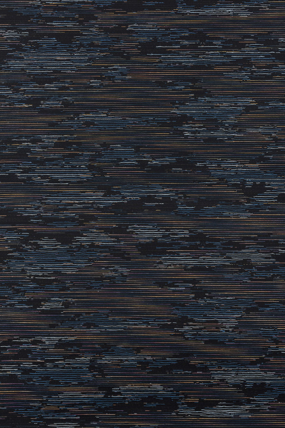 Moooi wallcovering tokyo blue Tie tami behang in kleur Sunset (MO3020) - Product close-up