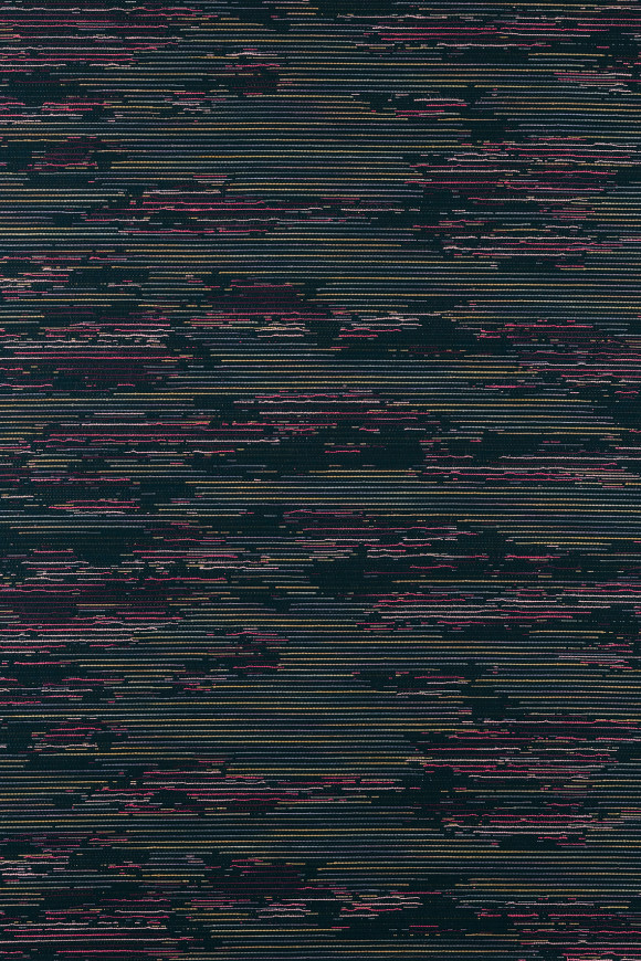 Moooi wallcovering tokyo blue Tie tami behang in kleur Sunrise (MO3022) - Product close-up