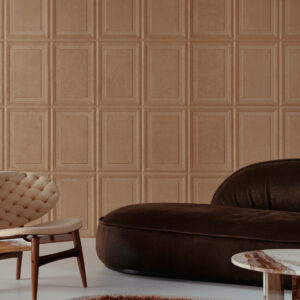 Arte Objet Cassetta behang in kleur Cinnamon (44010) - Interieur impressie