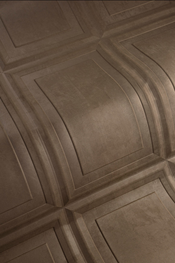 Arte Objet Cassetta behang in kleur Sepia (44014) - Product close-up