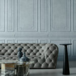 Arte Objet Grandeur behang in kleur Fog (44002) - Interieur impressie