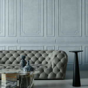 Arte Objet Grandeur behang in kleur Fog (44002) - Interieur impressie
